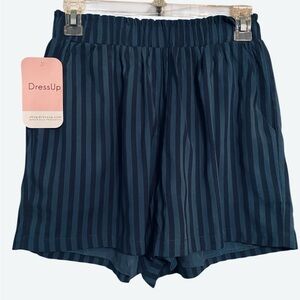 Hudson Gray Women's Blue Striped Navy Shorts Size Small